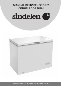 Manual de uso Sindelen SFH-151BL Congelador