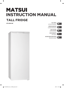 Manual Matsui MTL55W14E Refrigerator
