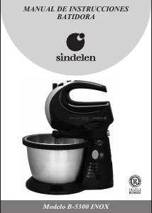 Manual de uso Sindelen B-5300IN Batidora de varillas