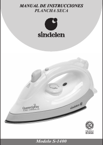 Manual de uso Sindelen S-1400BL Plancha
