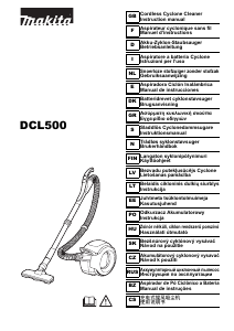 Manual Makita DCL500Z Vacuum Cleaner