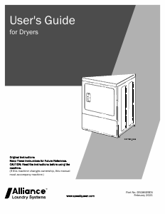 Manual Speed Queen DC5003WG Dryer