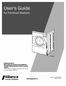 Manual Speed Queen FF7005SN Washing Machine