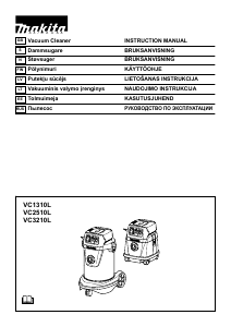 Manual Makita VC2510LX1 Vacuum Cleaner