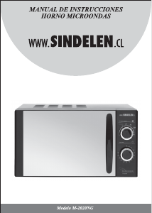 Manual de uso Sindelen M-2020NG Microondas