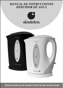 Manual de uso Sindelen HA-2000NG Hervidor