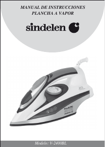 Manual de uso Sindelen V-2400BL Plancha