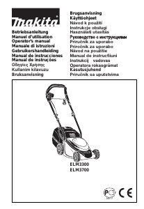 Vadovas Makita ELM3300 Vejapjovė