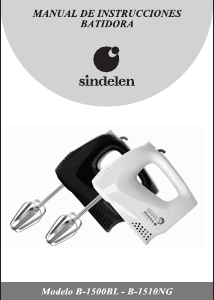 Manual de uso Sindelen B-1510NG Batidora de varillas