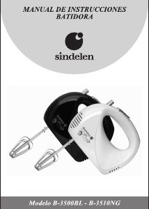 Manual de uso Sindelen B-3510NG Batidora de varillas