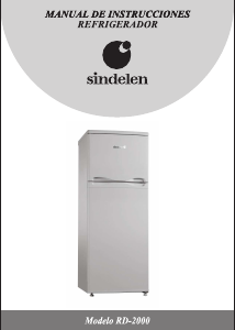 Manual de uso Sindelen RD-2000SI Frigorífico combinado
