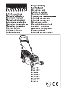 Manual de uso Makita PLM4602 Cortacésped
