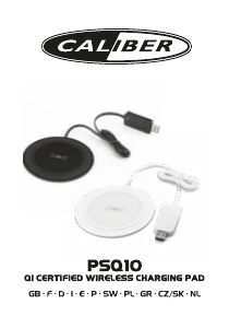 Manual Caliber PSQ10 Carregador sem fio