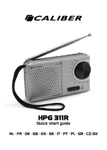 Instrukcja Caliber HPG311R Radio