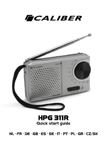 Mode d’emploi Caliber HPG311R Radio