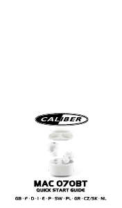 Handleiding Caliber MAC070BT/W Koptelefoon