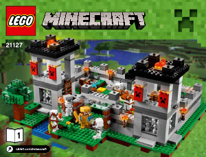 Manuál Lego set 21127 Minecraft Pevnost