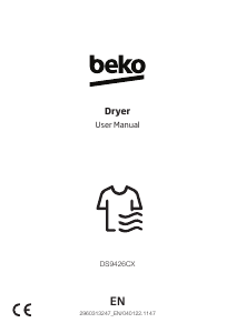 Handleiding BEKO DS9426CX Wasdroger