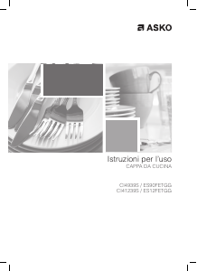 Manuale Asko CI41239S Cappa da cucina