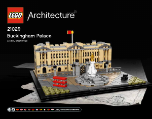 Manual Lego set 21029 Architecture Palácio de Buckingham