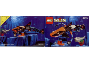 Handleiding Lego set 6155 Aquazone Diepzee rover