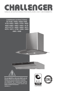 Manual de uso Challenger CX 4960 Campana extractora
