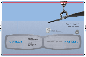 Manual Kichler 300168NI Link Ceiling Fan
