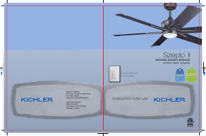 Handleiding Kichler 300300OZ Szeplo Plafondventilator