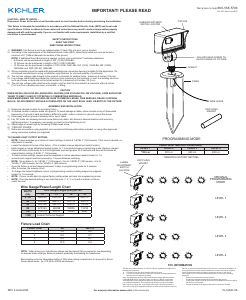 Handleiding Kichler 16026CBR30 VLO Lamp