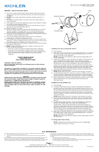 Mode d’emploi Kichler 16027SS30 VLO Lampe