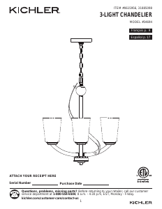 Handleiding Kichler 34694 Layla Lamp