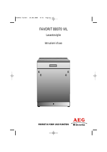 Manuale AEG-Electrolux F88070VIL Lavastoviglie