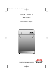 Mode d’emploi AEG-Electrolux F64080ILM Lave-vaisselle