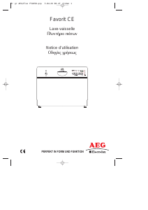 Mode d’emploi AEG-Electrolux FAV52850S Lave-vaisselle