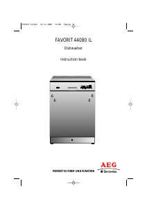 Manual AEG-Electrolux F44080IL-M Dishwasher