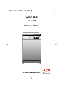 Mode d’emploi AEG-Electrolux F44860S Lave-vaisselle