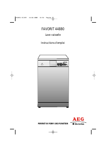 Mode d’emploi AEG-Electrolux F44880 Lave-vaisselle