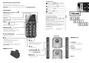Bedienungsanleitung TELME C131 Handy