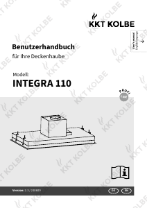 Bedienungsanleitung KKT Kolbe INTEGRA110 Dunstabzugshaube