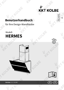 Bedienungsanleitung KKT Kolbe HERMES806S Dunstabzugshaube