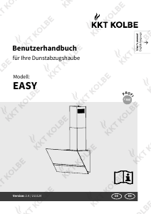 Bedienungsanleitung KKT Kolbe EASY809W Dunstabzugshaube
