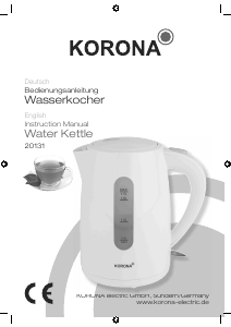 Bedienungsanleitung Korona 20131 Wasserkocher