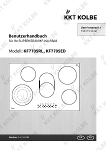 Bedienungsanleitung KKT Kolbe KF7705RL Kochfeld