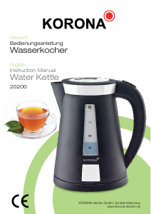 Bedienungsanleitung Korona 20200 Wasserkocher