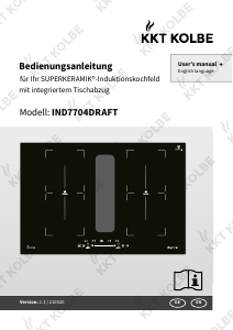 Bedienungsanleitung KKT Kolbe IND7704DRAFT Kochfeld