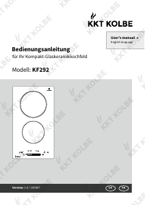 Bedienungsanleitung KKT Kolbe KF292 Kochfeld