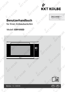 Manual KKT Kolbe EB9105ED Oven