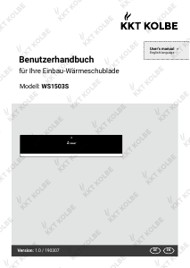 Bedienungsanleitung KKT Kolbe WS1503S Wärmeschublade