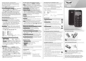Bedienungsanleitung TELME C140 Handy