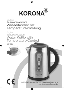 Bedienungsanleitung Korona 20680 Wasserkocher